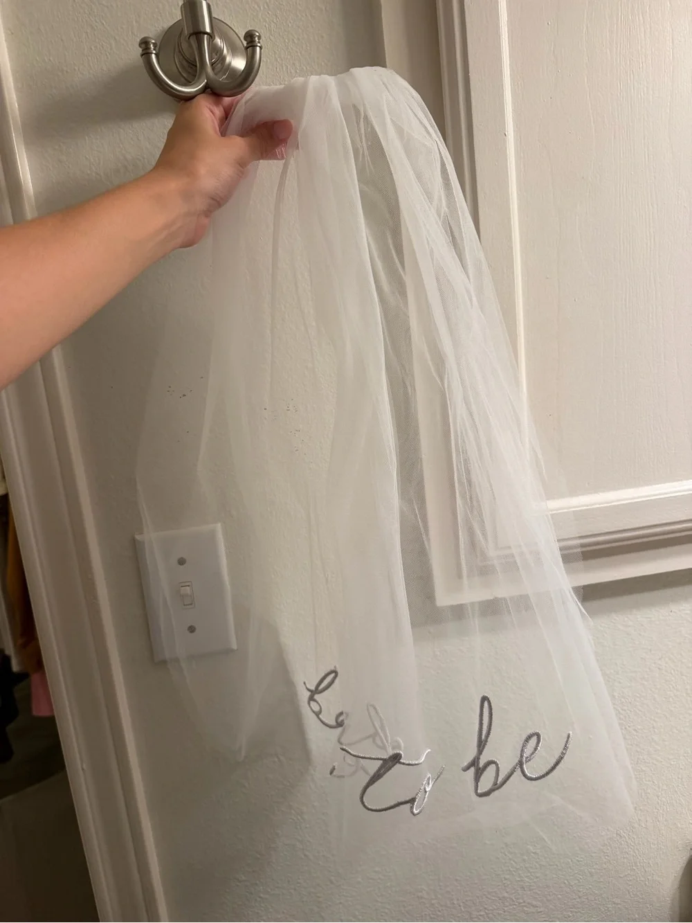 Pack of 2 Women’s White Tulle Veils - 